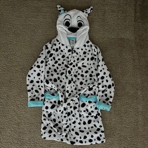 Disney girls 5/6 Dalmatian robe